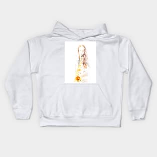 Sax Lady Kids Hoodie